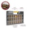 Performance Tool 26 Compartment Organizer, Adjustable Compartments, Clear Cover, Latch W54037 - alternate 2