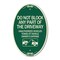 Signmission Do Not Block ANY Part of the Driveway Unautho, 12 In X 18 In Architectural, Heavy Gauge Aluminum A-OV-G-1218-24186 - alternate 1