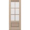 Doornmore G7506, 33.75" x 82" ( 32" Door) Left Hand, Mahogany SDL 6 Lite, 3/4 Lite Exterior Door G7506-SW-3280_1_LI - alternate 2