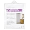 Simple Spaces Hookless Shower Curtain, Vinyl XG-02-WH - alternate 3