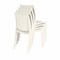 Niche Terrace Plastic Indoor/Outdoor Stacking Chair, for Patio, Cafe, Breakroom, Dining, White Down, 4PK 4100WH4PK - alternate 2