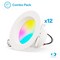 Infibrite 4 In. WiFi Smart 9W 810LM Recessed Retrofit LED Downlight, Alexa/Google, Wet Rated, 12PK IB-003-1-9W-WH-12PK - alternate 1