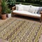 Homeroots 8' X 10' Gold Brown And Beige Moroccan Washable Indoor Outdoor Area Rug 594325 - alternate 1