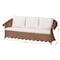 Bali & Pari Detta Natural Rattan Sofa with Cushion 263-14485-ZORO - alternate 2