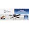 Home Impressions Neptune 42'' Oil Rubbed Bronze Ceiling Fan with Light Kit CF42NEP4ORB-L - alternate 2