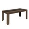 Homeroots 55" Brown and Black Wood Dining Table 568202 - alternate 1