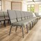Flash Furniture Gray Dot Fabric Church Chair, PK4 4-FD-CH02185-SV-GYDOT-GG - alternate 3