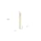Homeroots Set of Four Beige Flameless Taper Candle, 4PK 517672 - alternate 3
