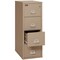 Fireking 4 Drawer, 2 Hr Fire & Impact Rated, Vertical, 31" depth Letter Taupe 4-1956-2TA - alternate 2