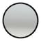 Grote Lighting 8in Round Convex Mirror with Center-Mount Ball-Stud, Steel Back, Glass Lens, Black Finish 12182 - alternate 2