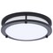 Nuvo Glamour LED 10 Inch Flush Mount Black Finish 27K/3K/35K/4K/5K CCT Selectable 62/1975 - alternate 2
