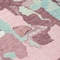 Homeroots 5' X 8' Pink And Gray Abstract Washable Indoor Outdoor Area Rug 599593 - alternate 2