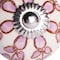 Homeroots Set of Eight Pink And White Ceramic Drawer Pull Knobs, 8PK 321694 - alternate 3