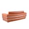 Homeroots 89" Camel Italian Leather Solid Wood Sofa 720454 - alternate 2