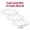 Smarty Had A Party 11.6" White Medium Round Plastic Cake Stands (12 Cake Stands), 12PK CS115W-CASE - alternate 3