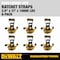Dewalt 2"x27'x10000# FLAT HOOK RATCHET, 6PK DXBC10000F-6PK - alternate 2