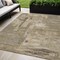Homeroots 5' X 8' Brown And Beige Abstract Washable Indoor Outdoor Area Rug 609209 - alternate 1