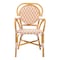 Bali & Pari Mattie Natural Rattan Dining Bistro Chair, Beige 269-14768-ZORO - alternate 5