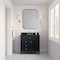James Martin Vanities Brittany 36" Single Vanity, Black Onyx, w/ 3 CM Phantome Eclos Top 650-V36-BKO-3PHT - alternate 2
