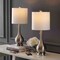 Jonathan Y Tyler 24" Modern Classic Gourd Iron LED Table Lamp w/ Pull-Chain w/ Dual USB Charging Port, Nick, 2PK JYL1127B-SET2 - alternate 4