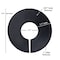 Nahanco Clothing Size Dividers for Clothing Racks, Round - Black/Blank Kit of 100, 100PK CBLKBLANK100 - alternate 2