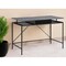 Homeroots 43" Gray and Black Writing Desk 543758 - alternate 2
