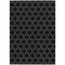 Homeroots 9' X 12' Black And White Geometric Washable Indoor Outdoor Area Rug 613546 - alternate 2