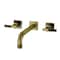 Kingston Brass Two-Handle Wall Mount Tub Faucet with Knurled Handle, Antique Brass KS6023KNL - alternate 1