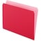 Pendaflex FOLDER, LTR, STRT, SGL, 11PT, RD, 100PK 152RED - alternate 1