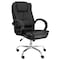 Elama High Back Adjustable Faux Leather Office Chair in Black ELM-F-012 - alternate 1