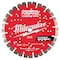 Milwaukee Tool 9" DIAMOND ULTRA Segmented Turbo, General Purpose Diamond Blade 49-93-7532 - alternate 1