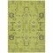 Homeroots 9' X 12' Artichoke Green And Fern Green Oriental Washable Indoor Outdoor Area Rug  582054 - alternate 3