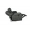 Homeroots 64in Gray Faux Leather Manual Reclining Love Seat 366300 - alternate 2