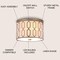 Jonathan Y Link 2-Light 12.75" Metal LED Flush Mount, Soft Gold JYL3509B - alternate 3