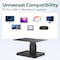 Purely Height Adjustable Monitor Riser with USB Ports, Black S402 - alternate 4