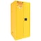 Securall Flammable Storage Cabinet, 60 Gallon, 2 Shelves, 31 in W x 65 in H x 31 in D, Yellow A160 - alternate 2