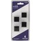 Hardware Resources KasaWare 1''Diameter Matte Black Flared Foot Square Knob, 4PK K313MB-4 - alternate 2