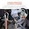 Ergodyne S Orange Web Lanyard with Dual Screwgate Carabiners, 3PK 3154S - alternate 3