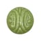 Homeroots Set of Six Green Mushroom Knob Embossed Ceramic Drawer Pull Knobs, 6PK 635756 - alternate 2