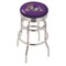 Holland Bar Stool Co 30" Chrome 2-Ring James Madison Swivel Bar Stool, Accent Ring L7C3C30JmsMad - alternate 1