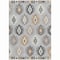 Homeroots 8' X 10' Silver Beige And Charcoal Southwestern Washable Indoor Outdoor Area Rug 615173 - alternate 3