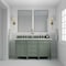 James Martin Vanities Brittany 60'' D Vanity, Smokey Celadon w/ Victorian Sil Top w/FreePower Wireless Charger 650-V60D-SC-FVSL - alternate 3