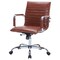 Leisuremod Harris Faux Leather Office Chair, Dark Brown HO19DBRL - alternate 3