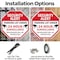 Signmission Security Alert Parking Lot Under 24, 10 inch X 10 inch, Aluminum Metal Signs, 2PK OC-A-2PACK-10-116 - alternate 2
