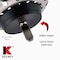 Keeney K5414-BLK Strainer Set, Stainless Steel, For: 3-1/2 in Dia Opening Sink Black K5414BLK - alternate 3