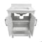 Flash Furniture Vega 24in. Vanity w/Sink, Soft Close Doors & Open Shelf, Carrara Marble, Black Hardware, Wht/Wht FS-VEGA24-WH-HDBLK-GG - alternate 3