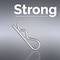 Neiko Cotter Zinc Plated Steel Clips, 150 Piece for Use on Hitch Pin Lock System 50457A - alternate 2