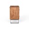 Homeroots 30" Brown Solid Wood Square Live Edge Nightstand 571534 - alternate 3