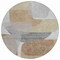 Homeroots 8' Taupe And Gray Round Abstract Washable Indoor Outdoor Area Rug 632193 - alternate 3