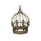 Homeroots 10" Bronze Metal Hand Painted Decorative Crown Tabletop Sculpture 399653 - alternate 1